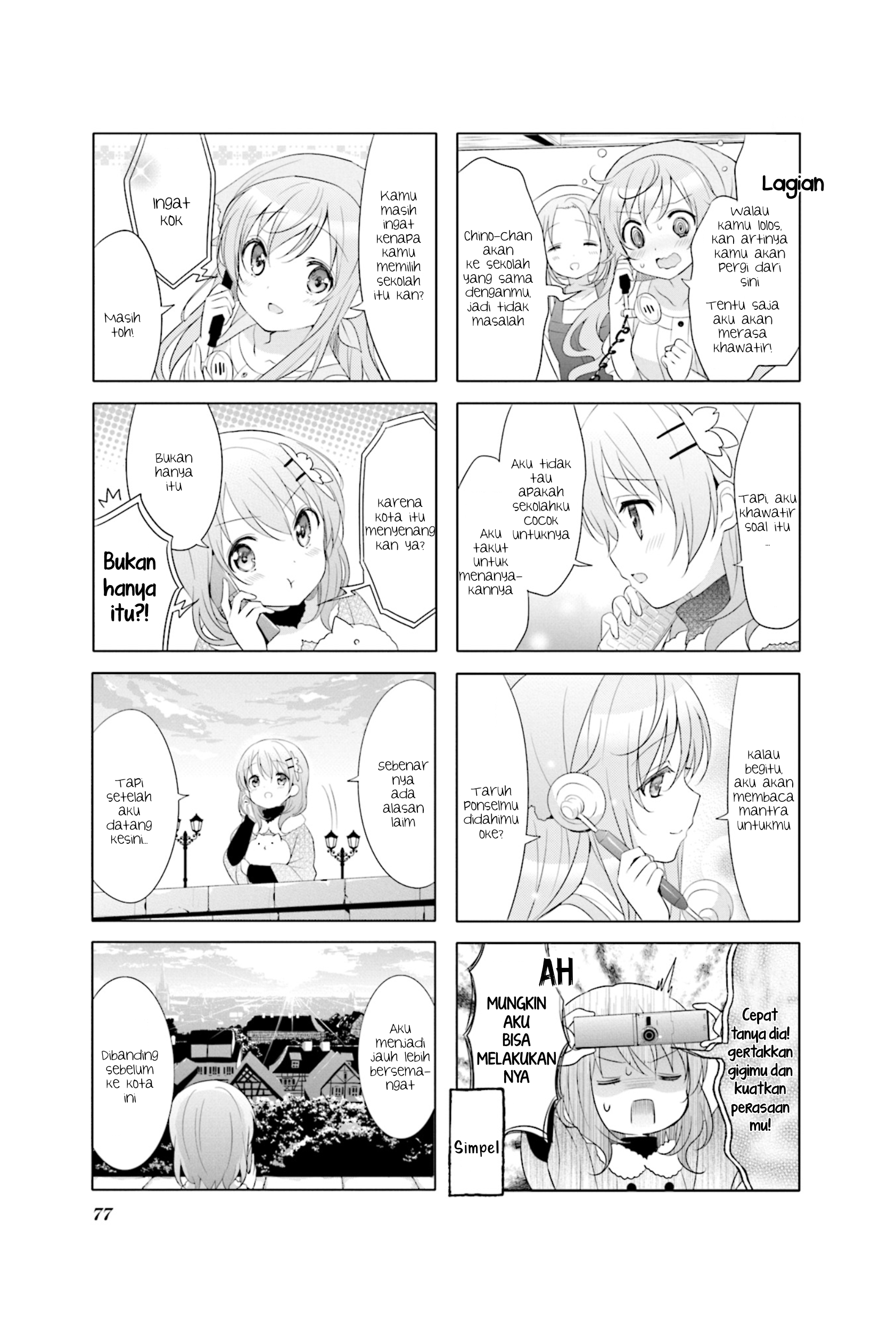 Gochuumon wa Usagi desu ka? Chapter 9 - halaman 5