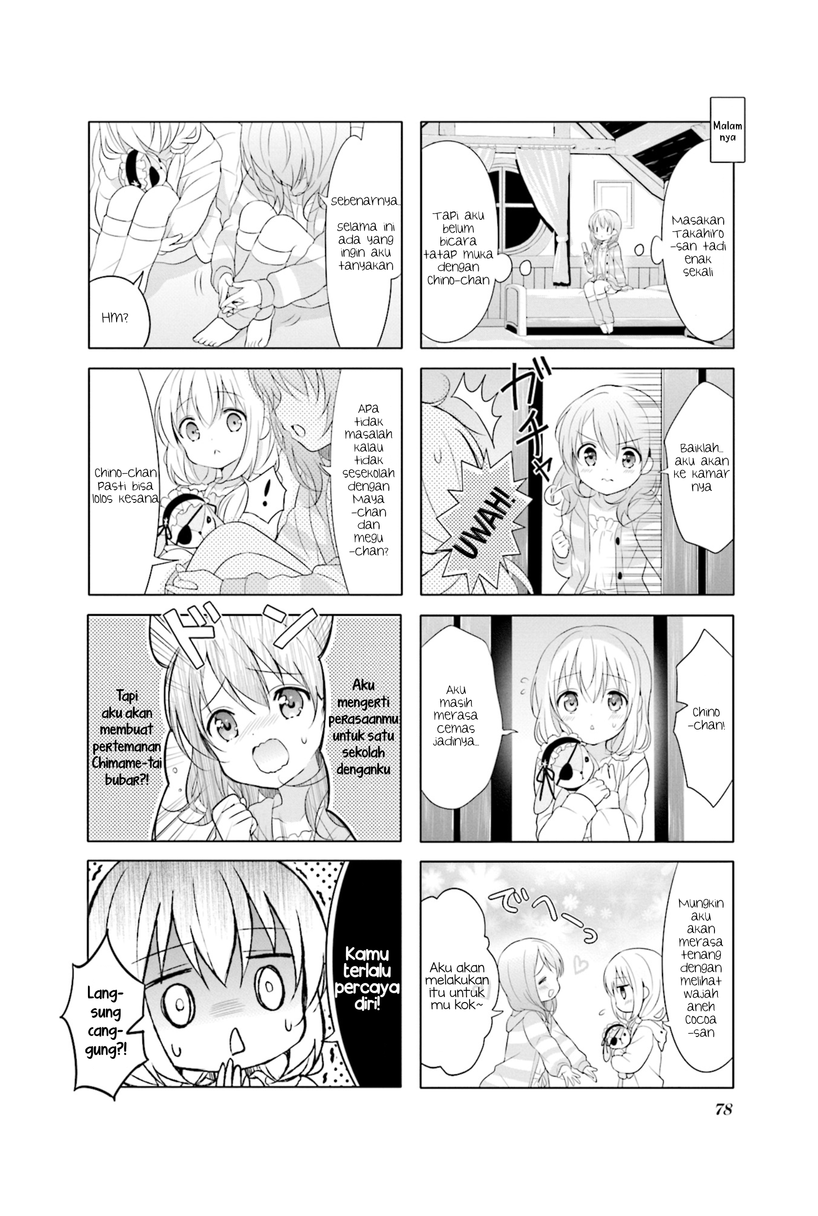 Gochuumon wa Usagi desu ka? Chapter 9 - halaman 6
