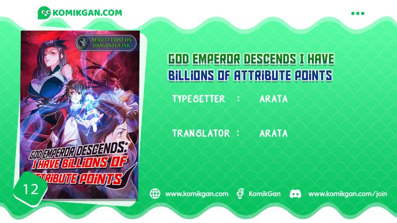 God Emperor Descends I have Billions of Attribute Points Chapter 12 - halaman 1