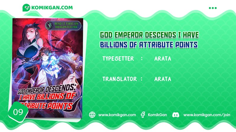 God Emperor Descends I have Billions of Attribute Points Chapter 9 - halaman 1