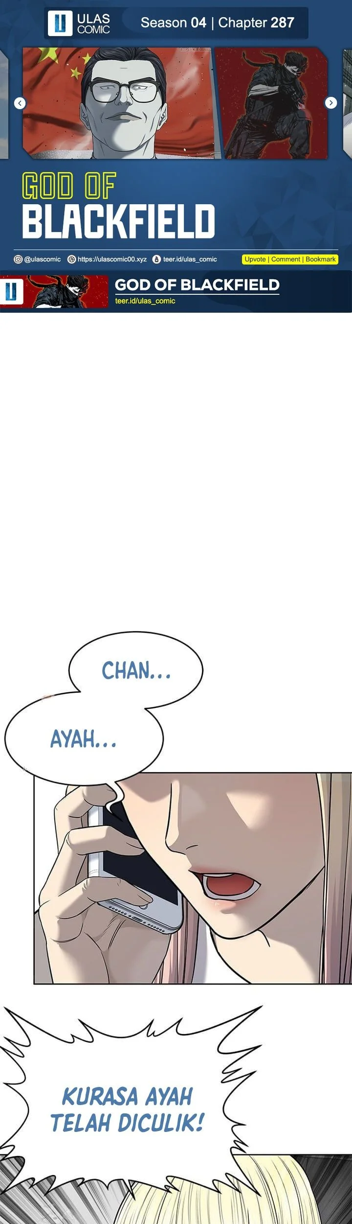 God of Blackfield Chapter 287 - halaman 1