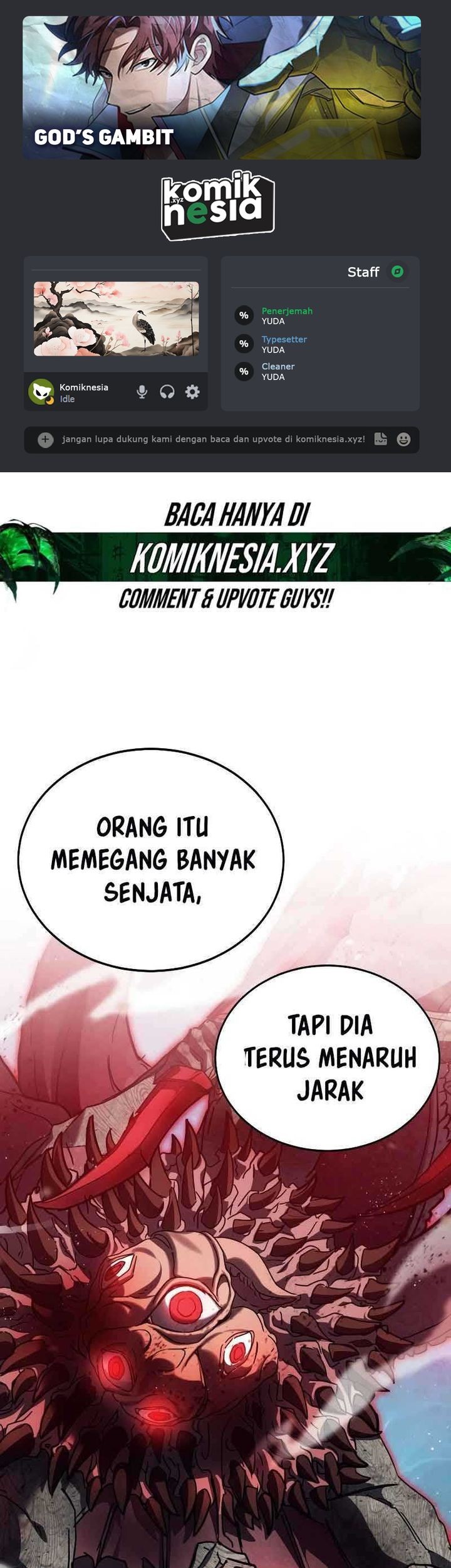 God's Gambit Chapter 32 - halaman 1
