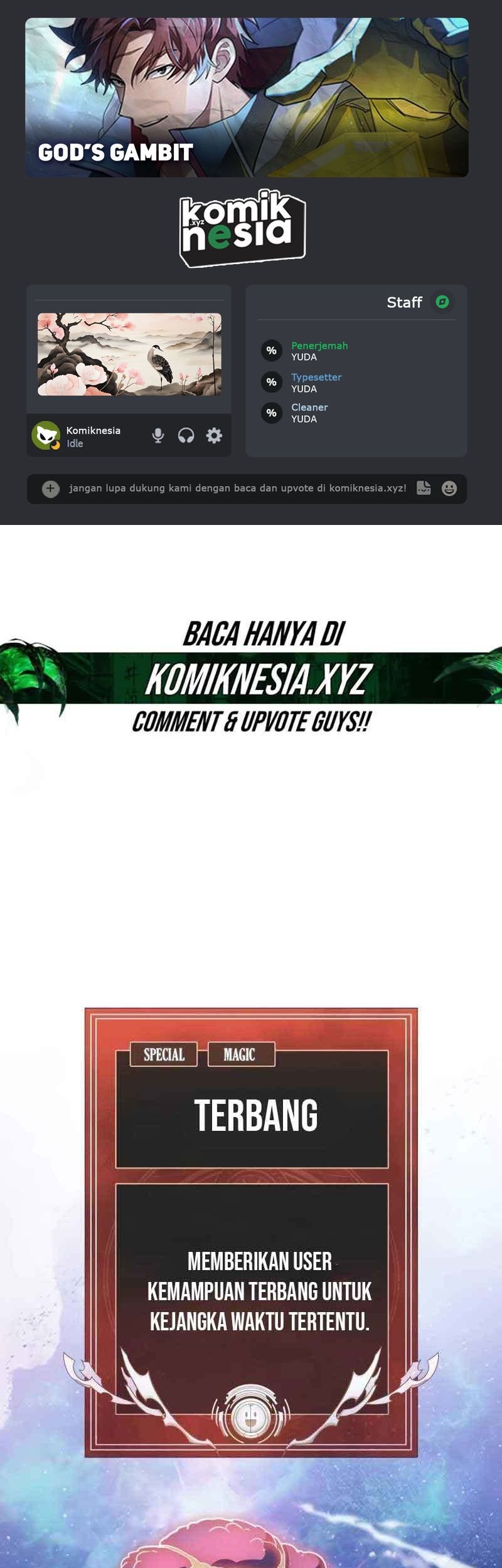 God's Gambit Chapter 33 - halaman 1
