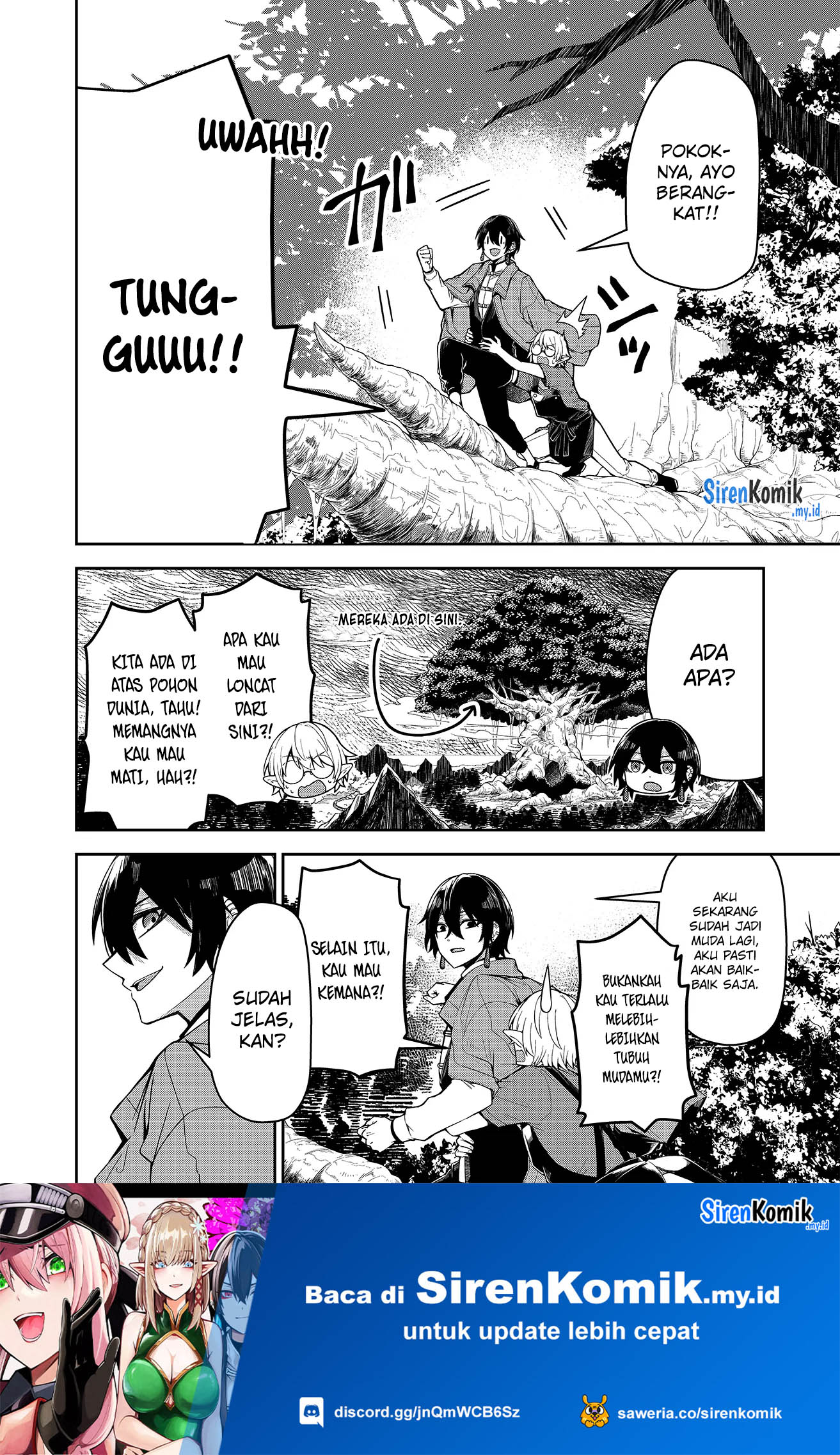 Goinkyo Maou-sama no Kaerizaki: Totsujo Wakagaetta Sensendai Maou-sama wa Choppiri Ecchi na Nazo Bujutsu de Joson Danpi no Sekai wo Heitei suru Chapter 1 - halaman 20