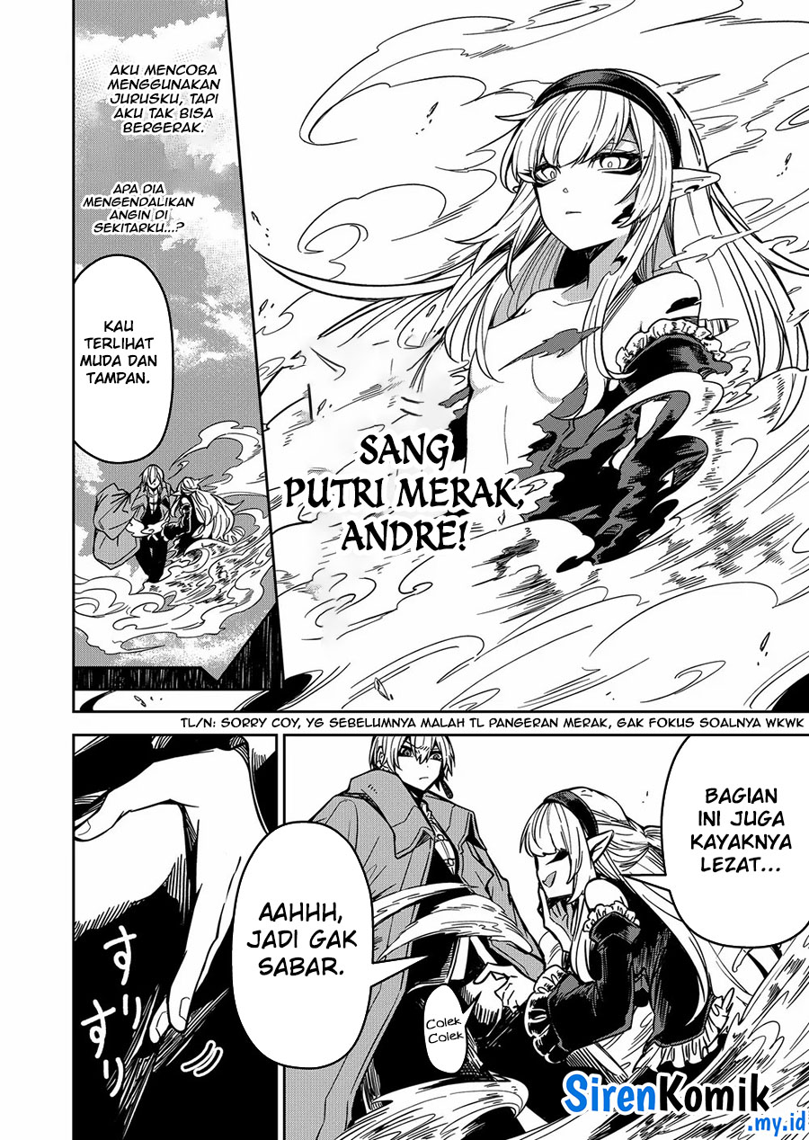 Goinkyo Maou-sama no Kaerizaki: Totsujo Wakagaetta Sensendai Maou-sama wa Choppiri Ecchi na Nazo Bujutsu de Joson Danpi no Sekai wo Heitei suru Chapter 11 - halaman 18