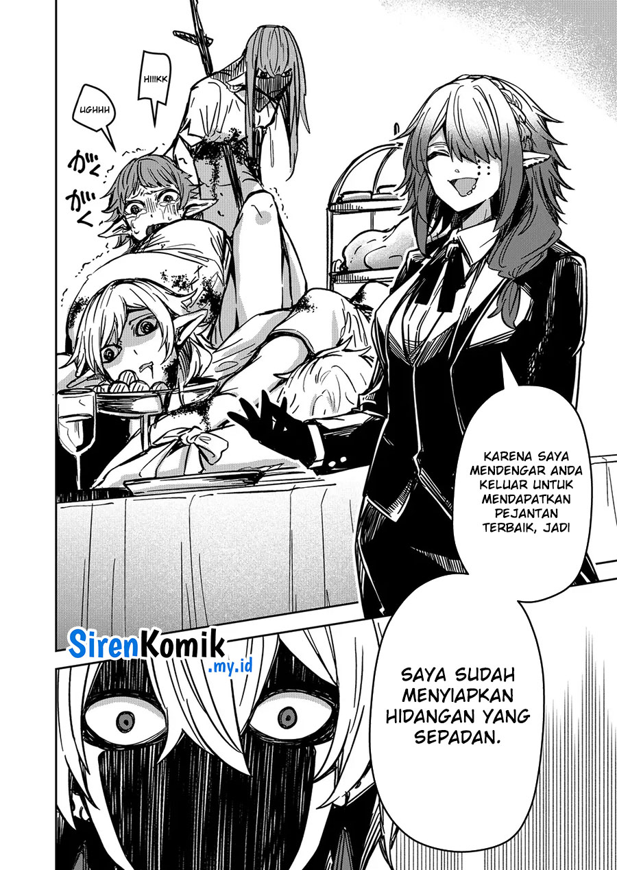 Goinkyo Maou-sama no Kaerizaki: Totsujo Wakagaetta Sensendai Maou-sama wa Choppiri Ecchi na Nazo Bujutsu de Joson Danpi no Sekai wo Heitei suru Chapter 12 - halaman 17