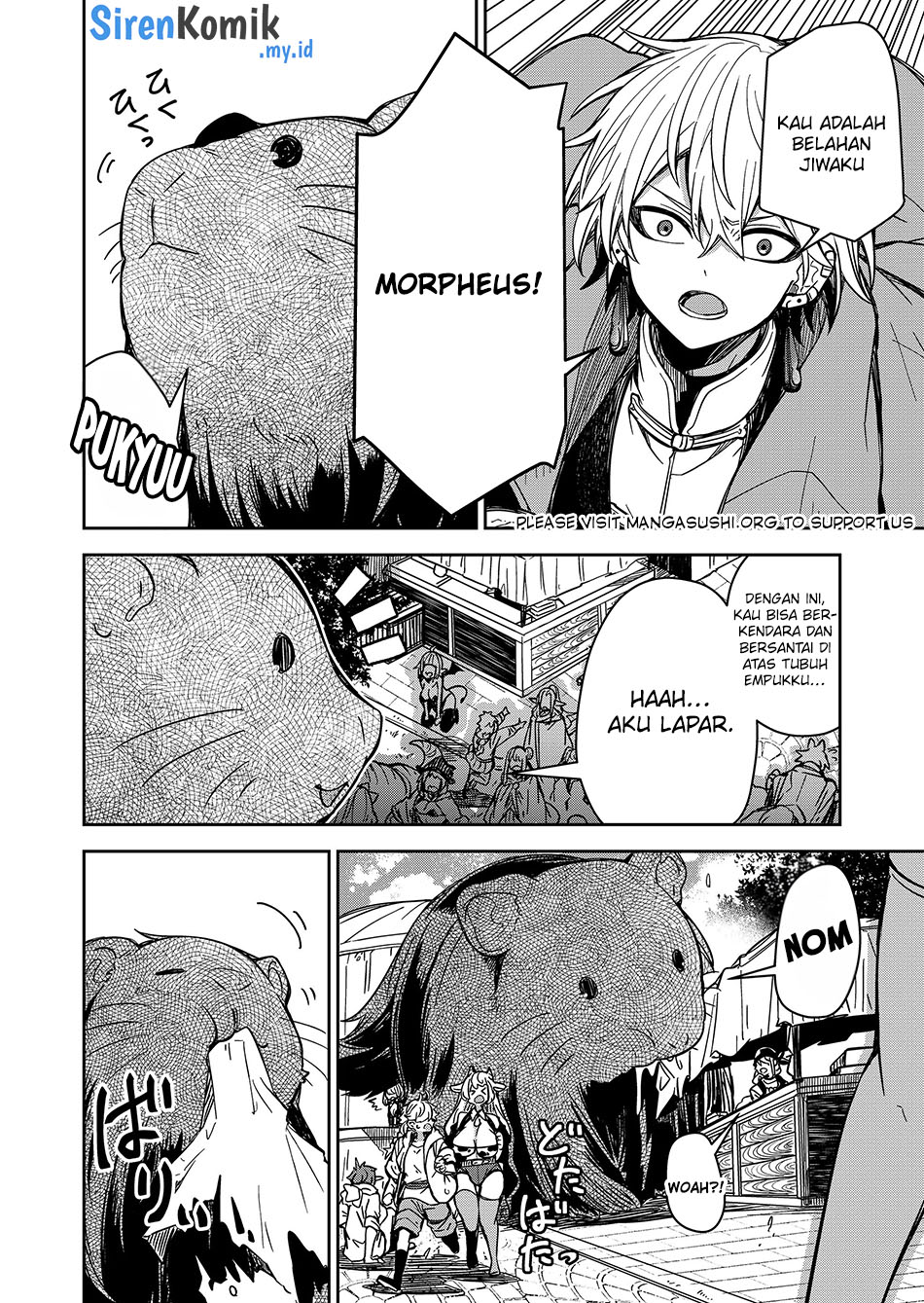 Goinkyo Maou-sama no Kaerizaki: Totsujo Wakagaetta Sensendai Maou-sama wa Choppiri Ecchi na Nazo Bujutsu de Joson Danpi no Sekai wo Heitei suru Chapter 4 - halaman 10
