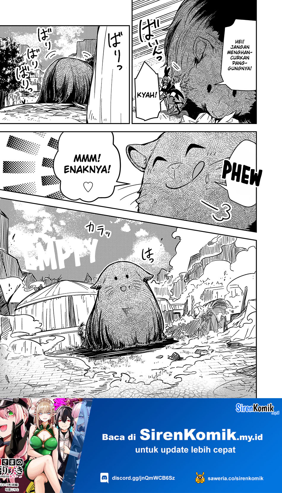 Goinkyo Maou-sama no Kaerizaki: Totsujo Wakagaetta Sensendai Maou-sama wa Choppiri Ecchi na Nazo Bujutsu de Joson Danpi no Sekai wo Heitei suru Chapter 4 - halaman 11