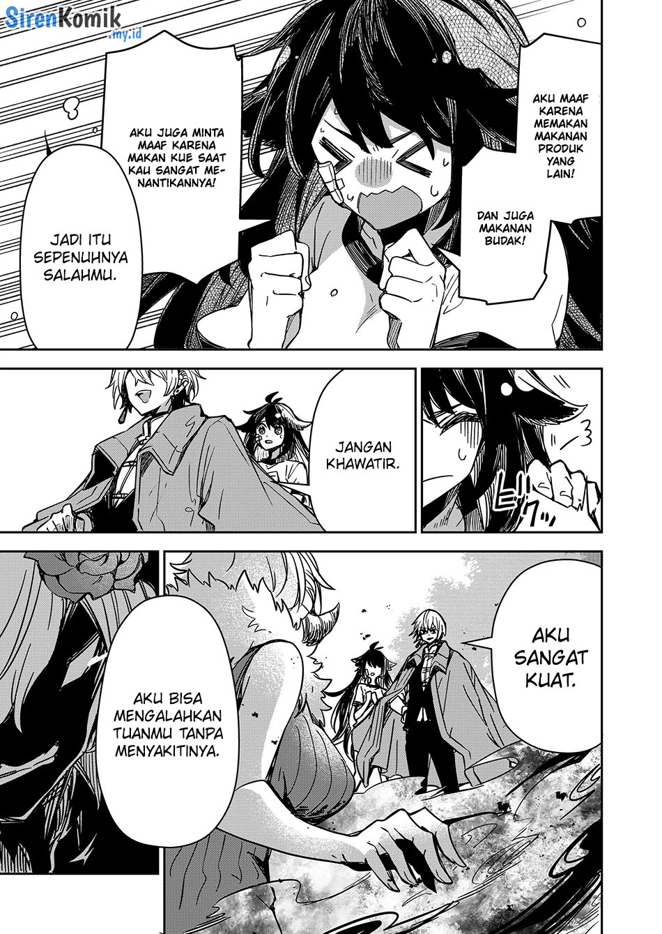 Goinkyo Maou-sama no Kaerizaki: Totsujo Wakagaetta Sensendai Maou-sama wa Choppiri Ecchi na Nazo Bujutsu de Joson Danpi no Sekai wo Heitei suru Chapter 5 - halaman 8