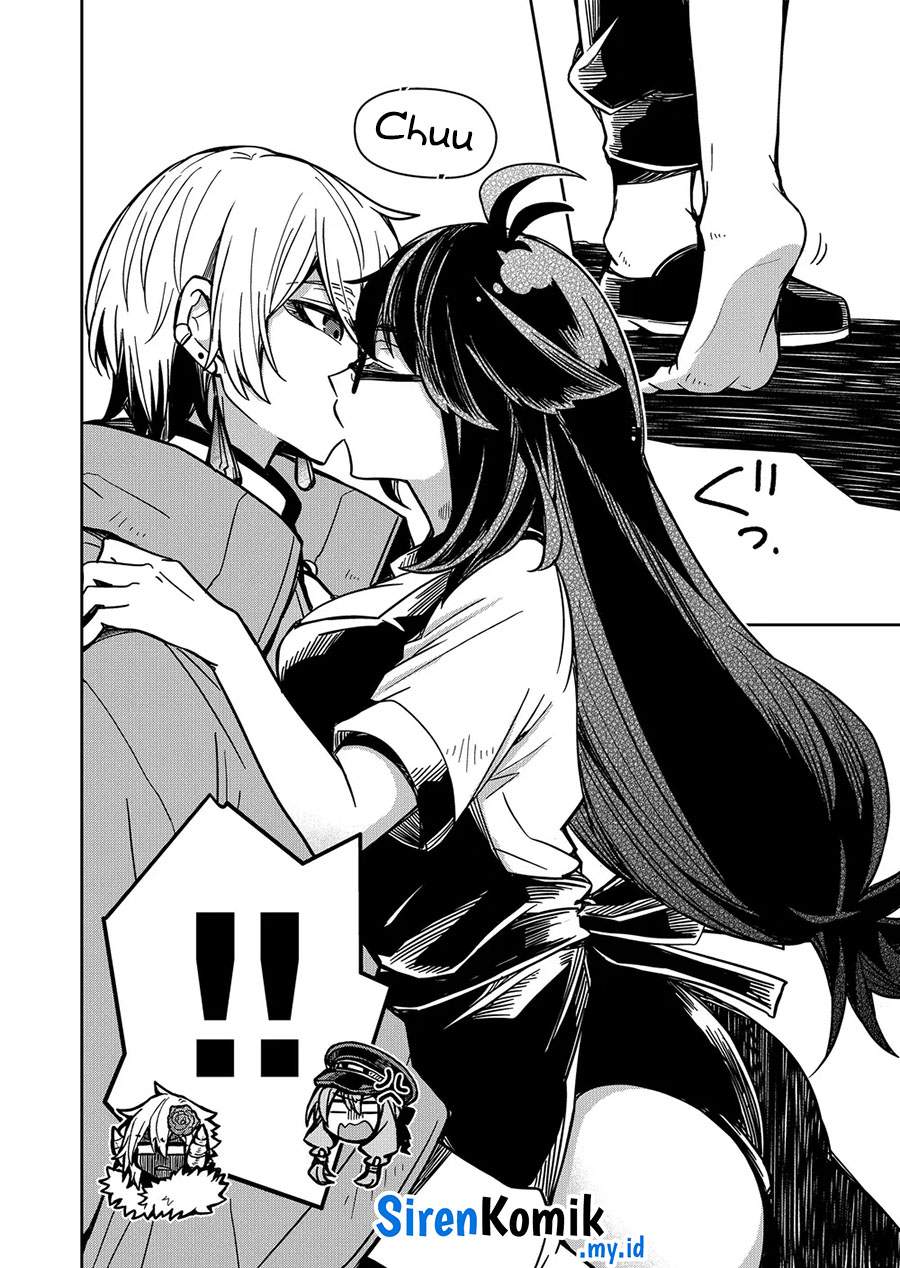 Goinkyo Maou-sama no Kaerizaki: Totsujo Wakagaetta Sensendai Maou-sama wa Choppiri Ecchi na Nazo Bujutsu de Joson Danpi no Sekai wo Heitei suru Chapter 8 - halaman 13