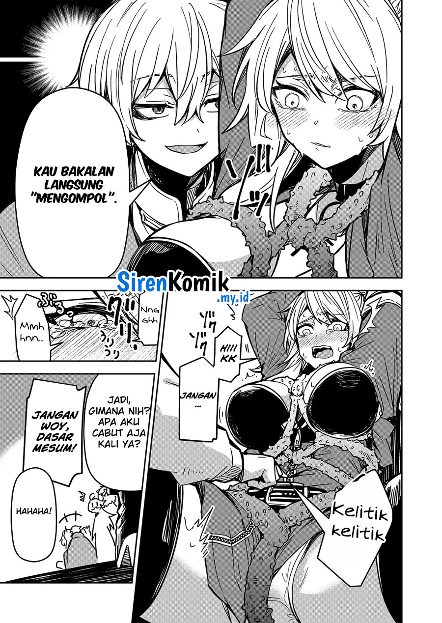 Goinkyo Maou-sama no Kaerizaki: Totsujo Wakagaetta Sensendai Maou-sama wa Choppiri Ecchi na Nazo Bujutsu de Joson Danpi no Sekai wo Heitei suru Chapter 9 - halaman 14