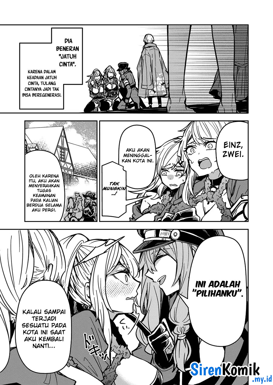 Goinkyo Maou-sama no Kaerizaki: Totsujo Wakagaetta Sensendai Maou-sama wa Choppiri Ecchi na Nazo Bujutsu de Joson Danpi no Sekai wo Heitei suru Chapter 9 - halaman 18