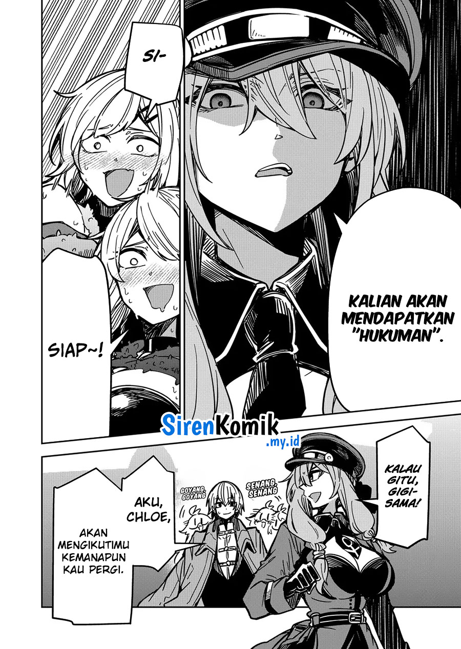 Goinkyo Maou-sama no Kaerizaki: Totsujo Wakagaetta Sensendai Maou-sama wa Choppiri Ecchi na Nazo Bujutsu de Joson Danpi no Sekai wo Heitei suru Chapter 9 - halaman 19