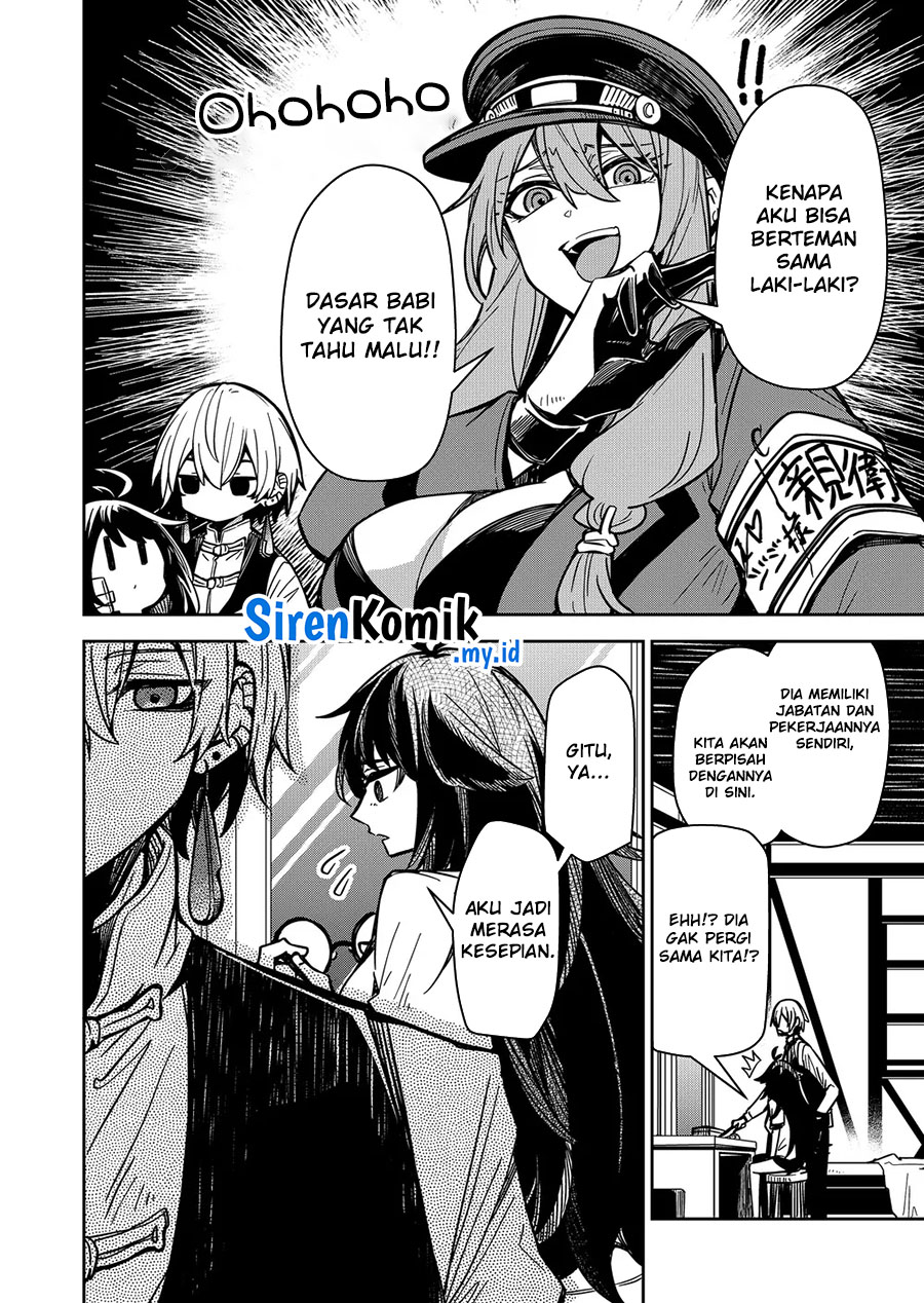 Goinkyo Maou-sama no Kaerizaki: Totsujo Wakagaetta Sensendai Maou-sama wa Choppiri Ecchi na Nazo Bujutsu de Joson Danpi no Sekai wo Heitei suru Chapter 9 - halaman 5