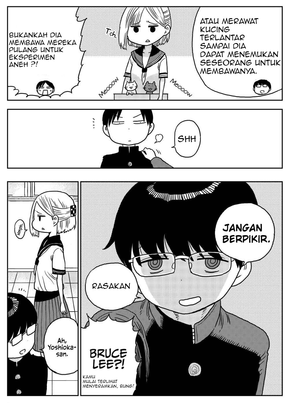 Gokigen Naname no Yoshioka-san: Fukuchi Tsubasa Tanpenshuu Chapter 4 - halaman 2