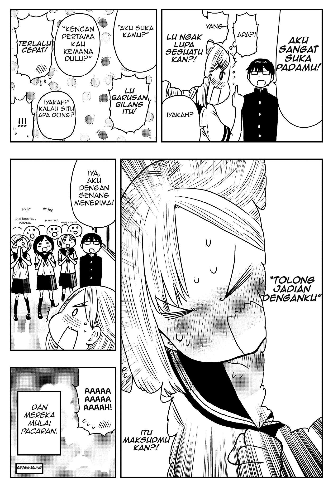 Gokigen Naname no Yoshioka-san: Fukuchi Tsubasa Tanpenshuu Chapter 7 - halaman 2