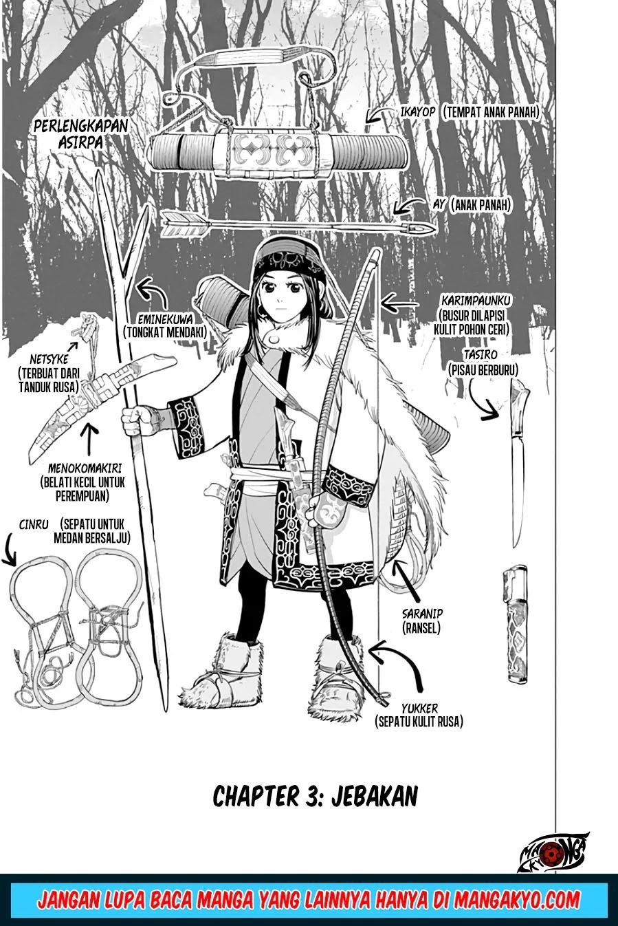 Golden Kamuy Chapter 3 - halaman 1