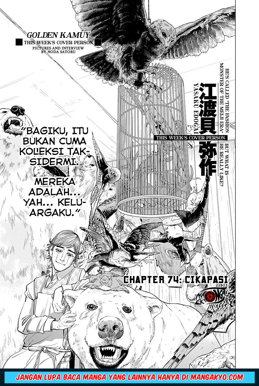 Golden Kamuy Chapter 74 - halaman 1