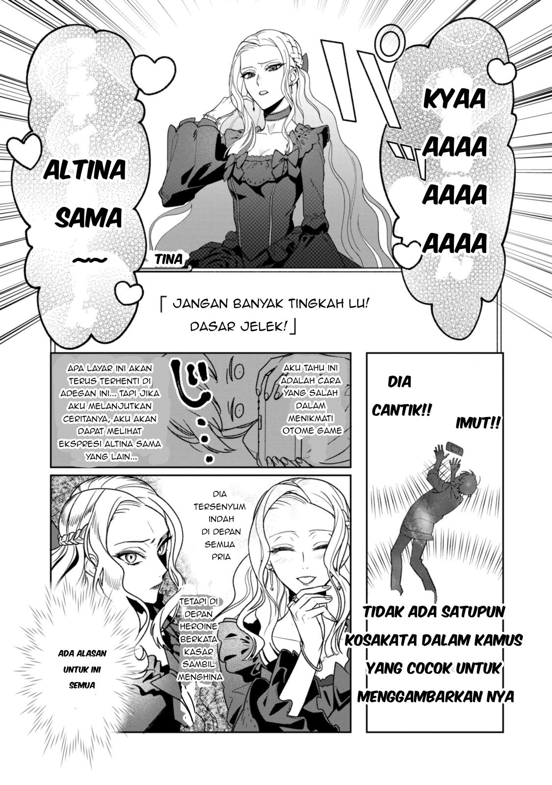 Gomen Asobase, Tonogata-sama!: 100-nin no Ikemen to no Flag wa Subete Orasete Itadakimasu Chapter 1.1 - halaman 5