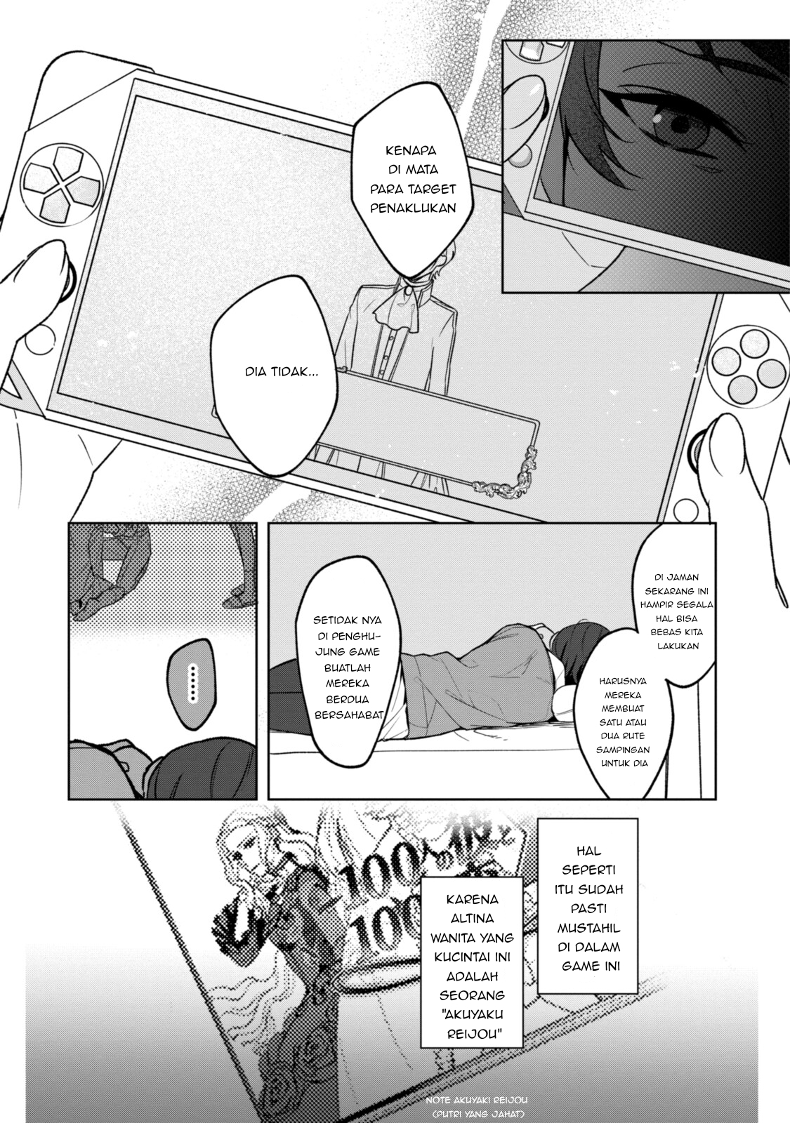 Gomen Asobase, Tonogata-sama!: 100-nin no Ikemen to no Flag wa Subete Orasete Itadakimasu Chapter 1.1 - halaman 8