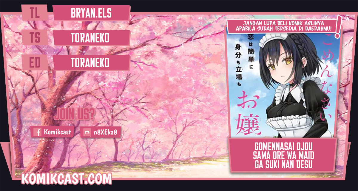 Gomennasai Ojousama, Ore wa Maid ga Suki nan desu Chapter 3.1 - halaman 1