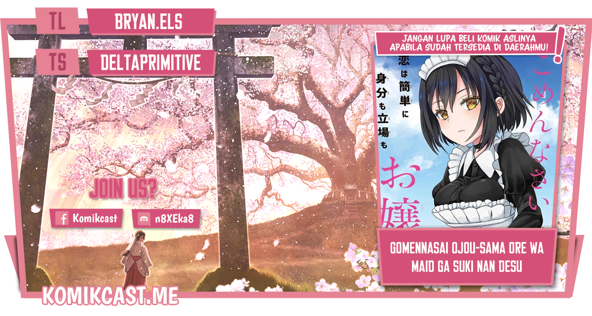 Gomennasai Ojousama, Ore wa Maid ga Suki nan desu Chapter 6.1 - halaman 1