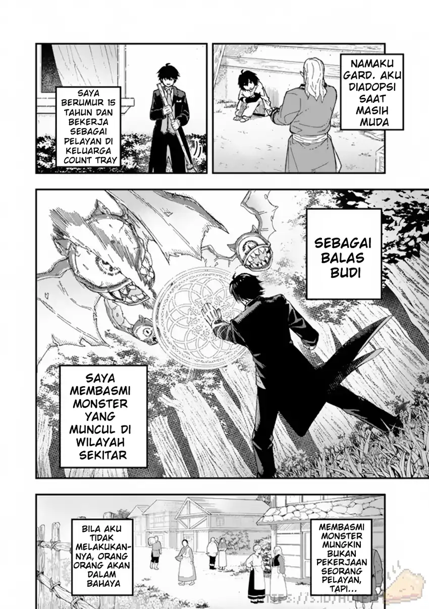Gomi Ika dato Tsuihou sareta Shiyounin, Jitsu wa Zense Kenja desu: Shijou Saikyou no Kenja, Sekai Saikouhou no Gakuen ni Kayou Chapter 1 - halaman 3