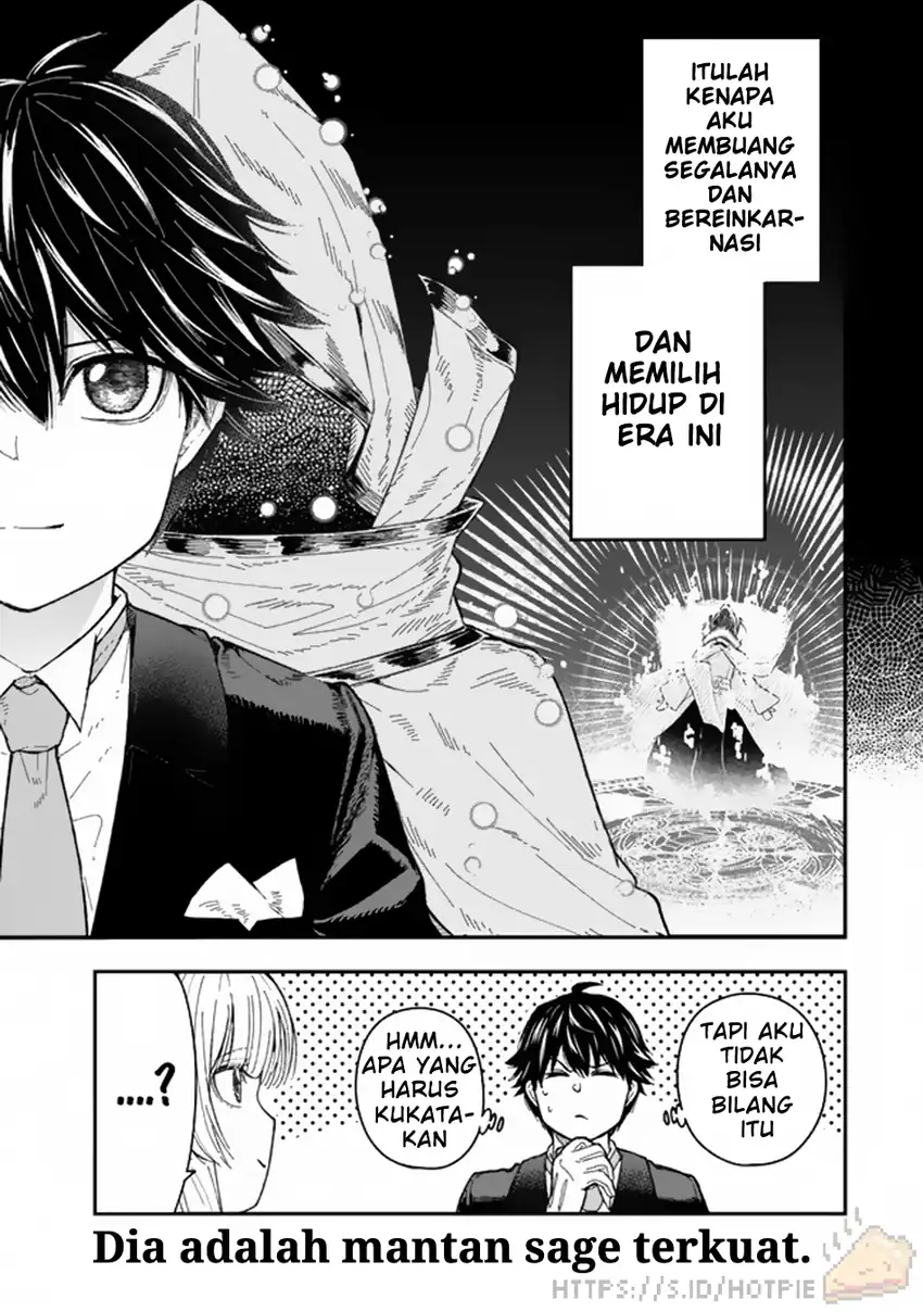 Gomi Ika dato Tsuihou sareta Shiyounin, Jitsu wa Zense Kenja desu: Shijou Saikyou no Kenja, Sekai Saikouhou no Gakuen ni Kayou Chapter 1 - halaman 46