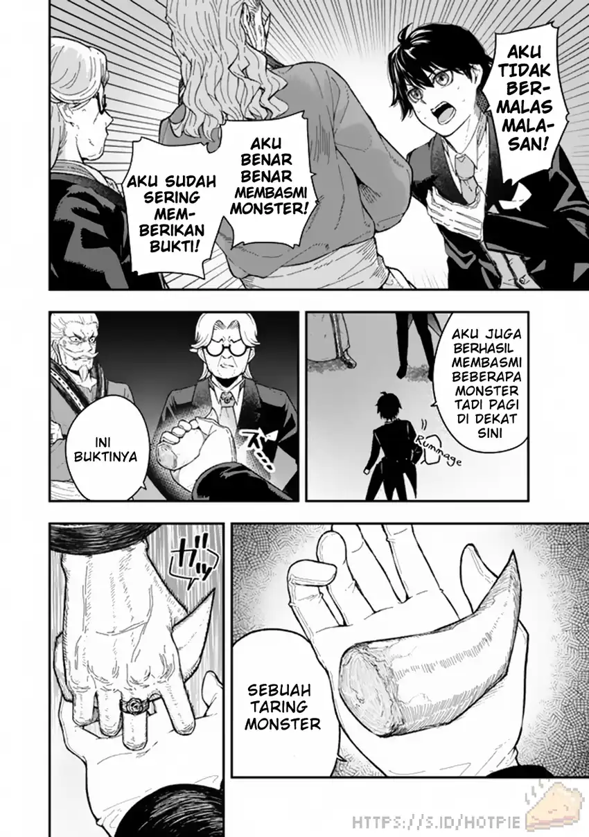 Gomi Ika dato Tsuihou sareta Shiyounin, Jitsu wa Zense Kenja desu: Shijou Saikyou no Kenja, Sekai Saikouhou no Gakuen ni Kayou Chapter 1 - halaman 7