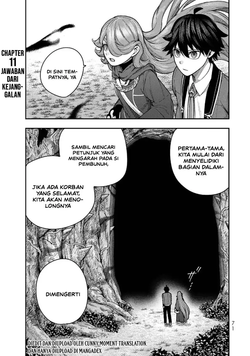 Gomi Ika dato Tsuihou sareta Shiyounin, Jitsu wa Zense Kenja desu: Shijou Saikyou no Kenja, Sekai Saikouhou no Gakuen ni Kayou Chapter 11 - halaman 2