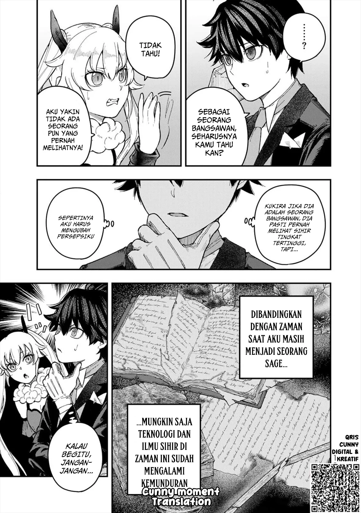 Gomi Ika dato Tsuihou sareta Shiyounin, Jitsu wa Zense Kenja desu: Shijou Saikyou no Kenja, Sekai Saikouhou no Gakuen ni Kayou Chapter 3 - halaman 36