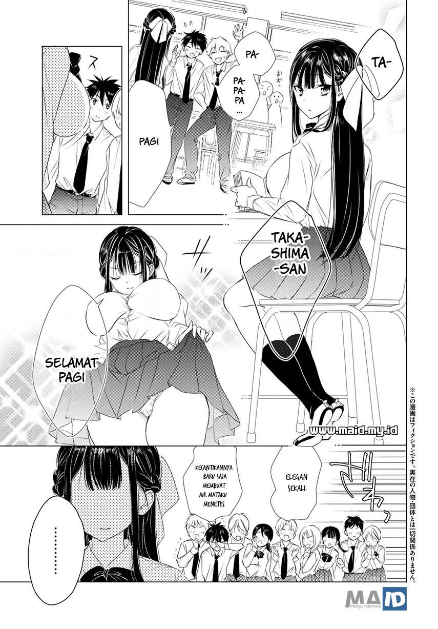 Goreijou Takashima Kiyono wa Hisoka ni Tashinamu. Chapter 1 - halaman 6