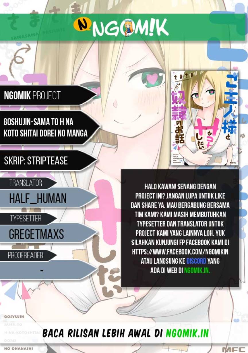 Goshujinsama to H na Koto shitai Dorei no Ohanashi Chapter 5 - halaman 1