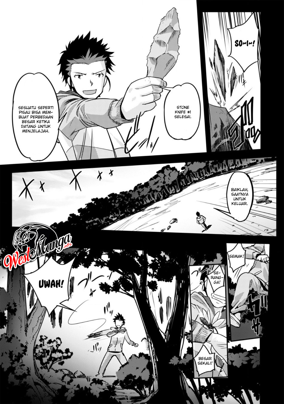 Goshujinsama to Yuku Isekai Survival! The Comic Chapter 1.1 - halaman 13