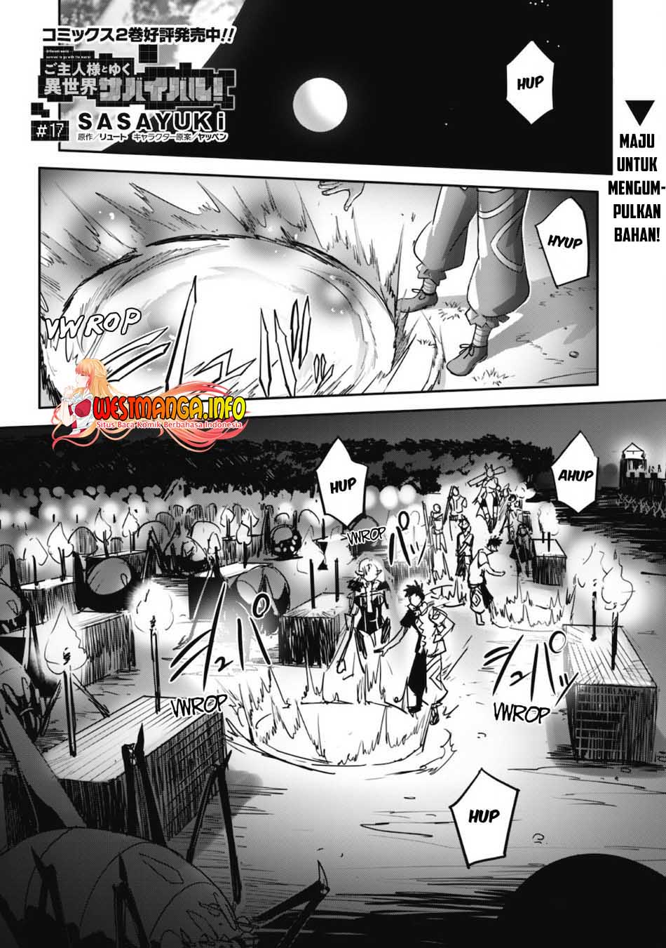 Goshujinsama to Yuku Isekai Survival! The Comic Chapter 17 - halaman 2