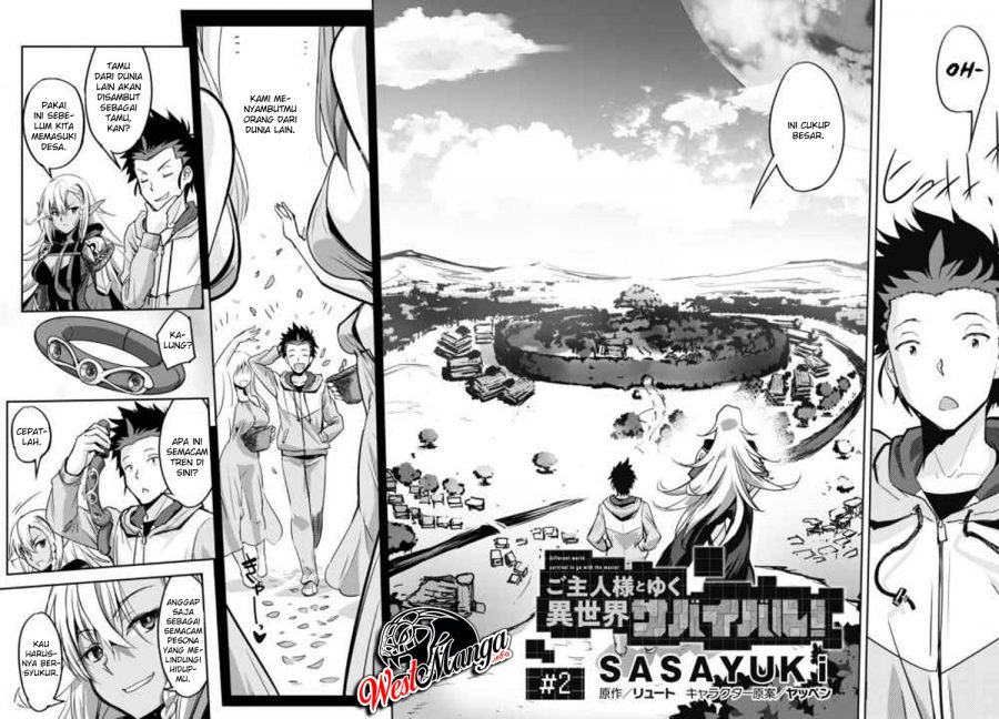 Goshujinsama to Yuku Isekai Survival! The Comic Chapter 2 - halaman 2