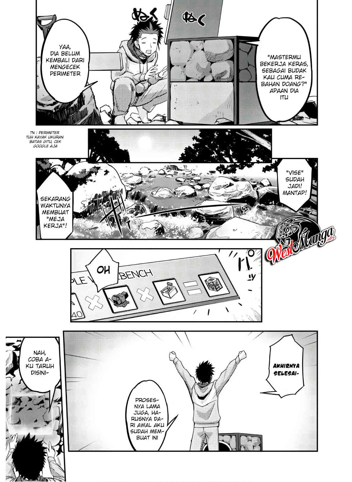 Goshujinsama to Yuku Isekai Survival! The Comic Chapter 4 - halaman 3