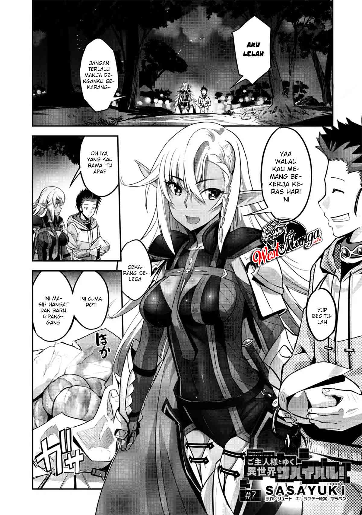 Goshujinsama to Yuku Isekai Survival! The Comic Chapter 7 - halaman 1