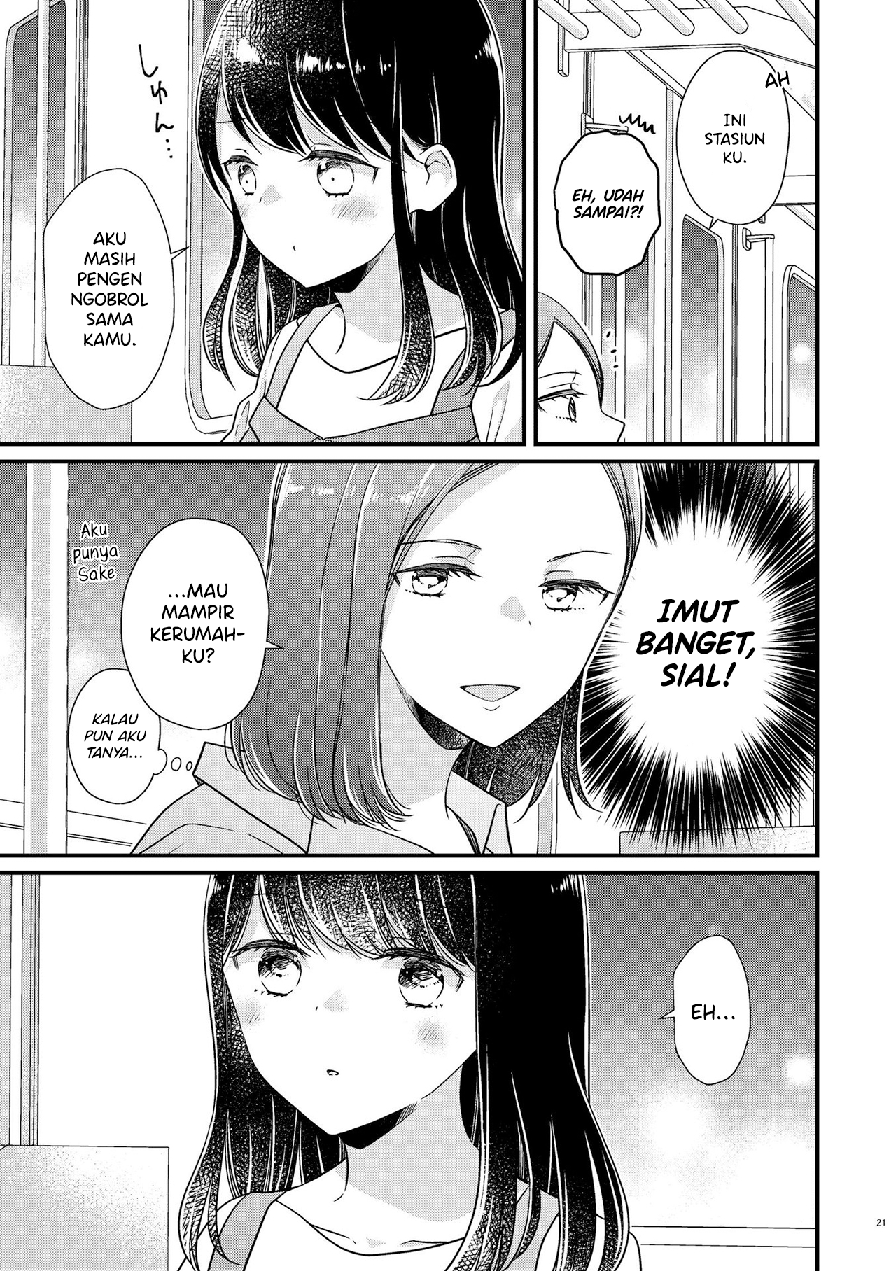Goukon de Deatta Onnanoko to Ii Kanji ni Naru Yuri Chapter 1 - halaman 21