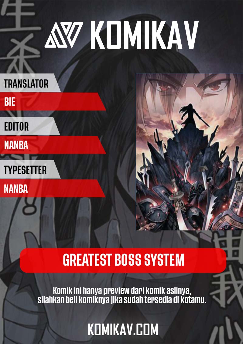 Greatest Boss System Chapter 13 - halaman 1