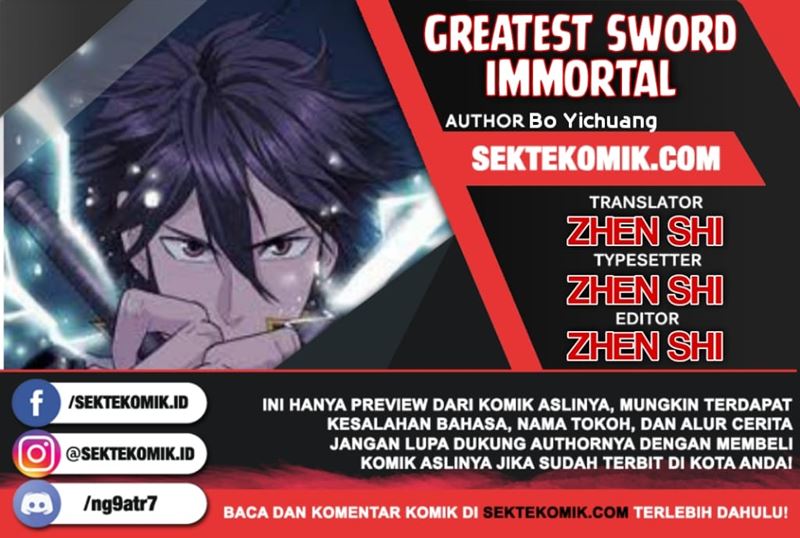 Greatest Sword Immortal Chapter 55 - halaman 1