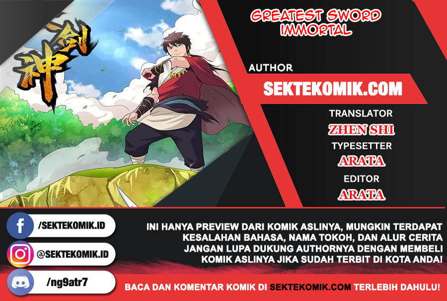 Greatest Sword Immortal Chapter 89 - halaman 1
