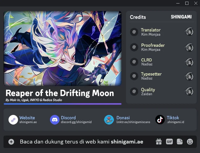 Grim Reaper of the Drifting Moon Chapter 110 - halaman 1