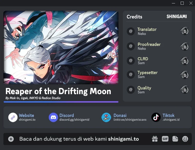 Grim Reaper of the Drifting Moon Chapter 121 - halaman 1