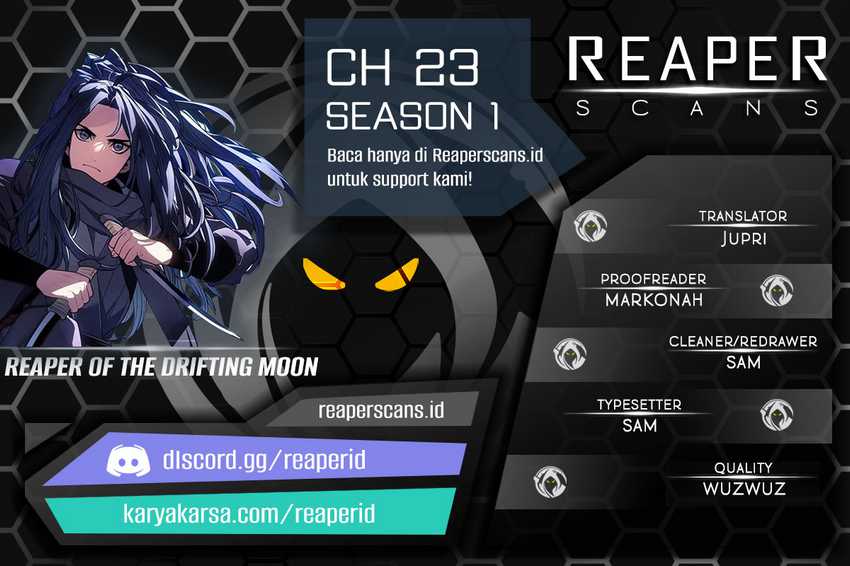 Grim Reaper of the Drifting Moon Chapter 23 - halaman 1