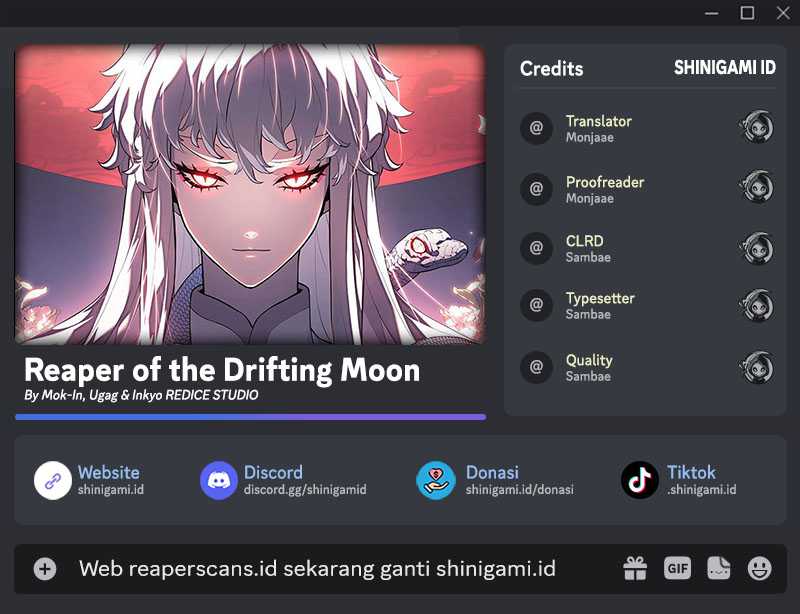 Grim Reaper of the Drifting Moon Chapter 53 - halaman 1
