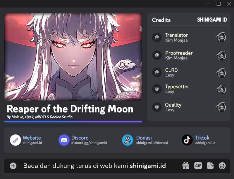 Grim Reaper of the Drifting Moon Chapter 55 - halaman 1