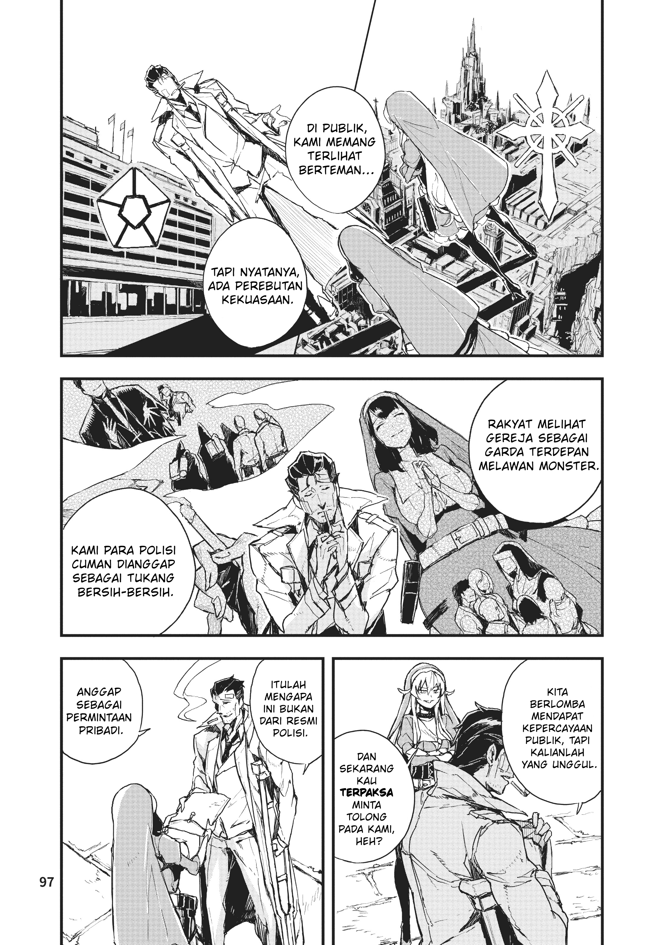Gunbured × Sisters Chapter 3 - halaman 9