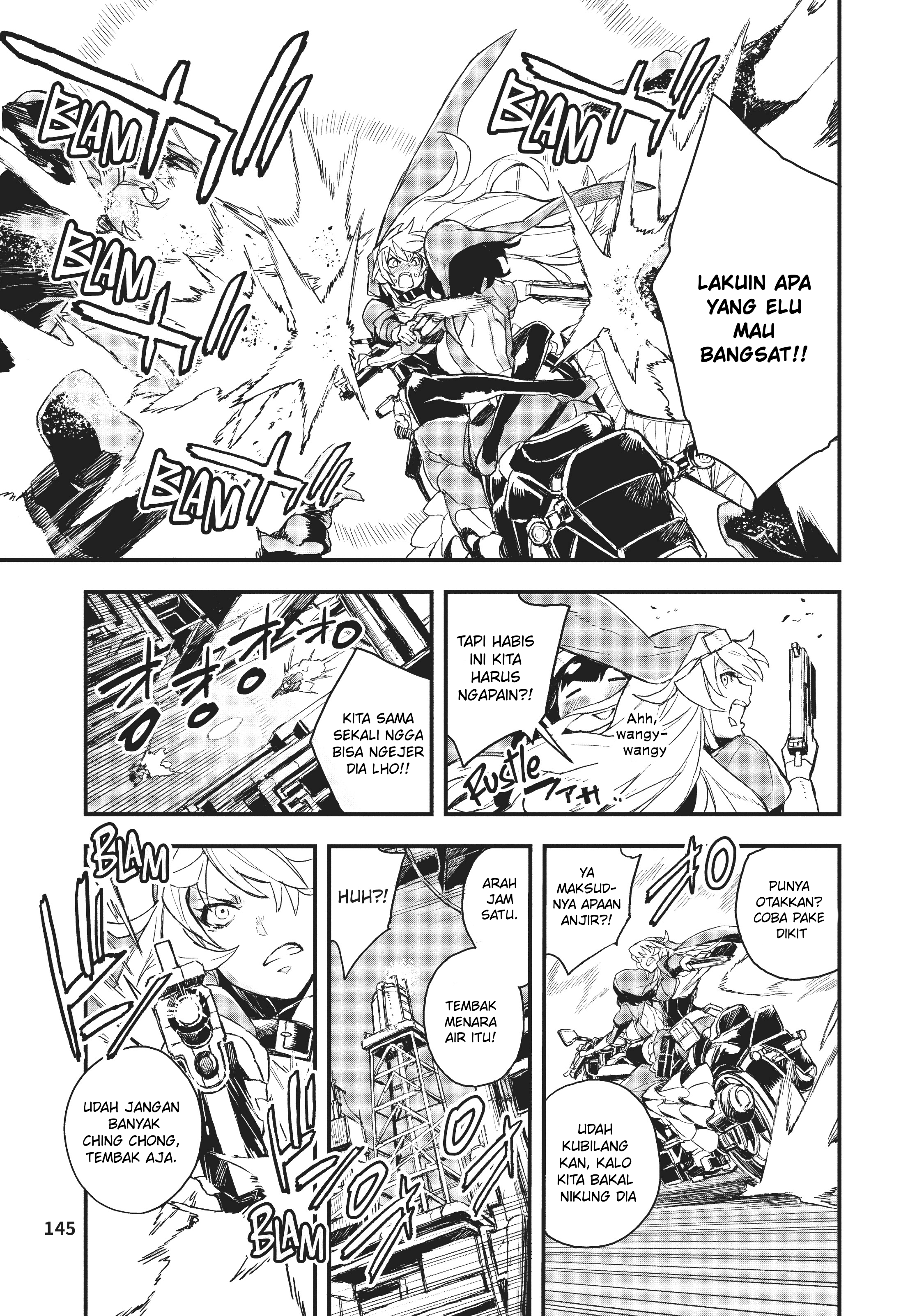 Gunbured × Sisters Chapter 4 - halaman 22
