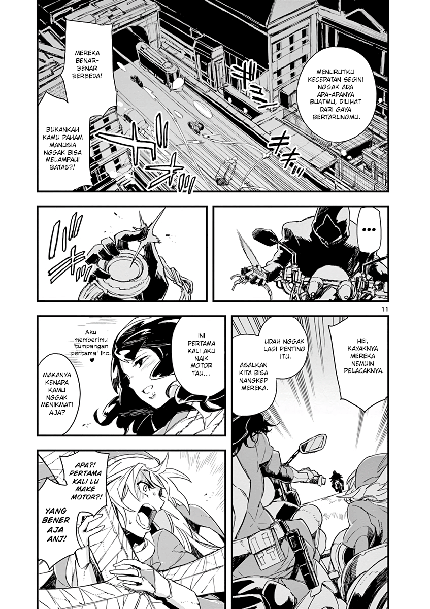 Gunbured x Sisters Chapter 4 - halaman 12